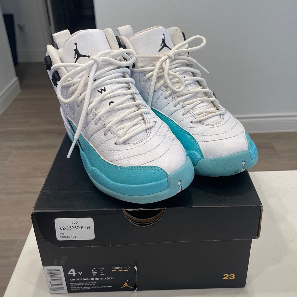 Air Jordan 12’s Retro (Aqua)